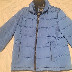 Calvin Klein Bomber Jacket L Blue